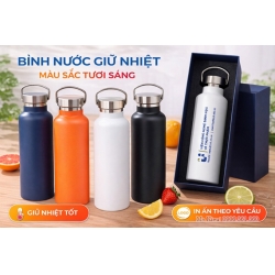 Bộ Bình Giữ Nhiệt 500ml Có Quai Xách