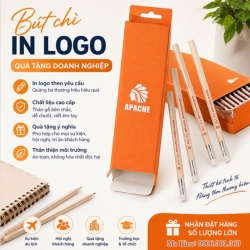 Bút chì in logo theo yêu cầu