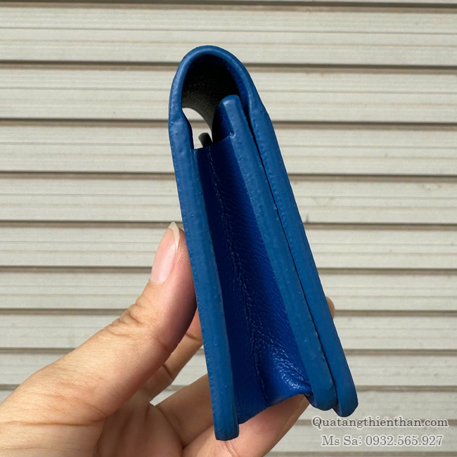 Ví Đựng Namecard bằng simili màu xanh Ví Đựng Namecard bằng simili màu xanh