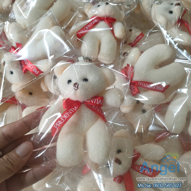 Móc Khóa Gấu Bông Móc Khóa Gấu In Logo